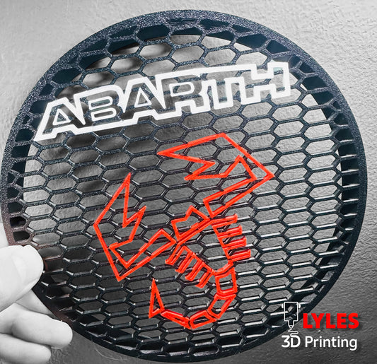 2013-15 Fiat 500 Door Panel Speaker Overlay