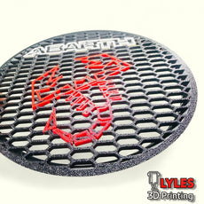 2013-15 Fiat 500 Door Panel Speaker Overlay