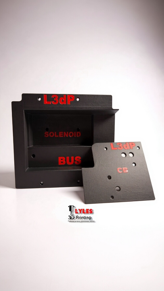 C7 Drag racing installation plates