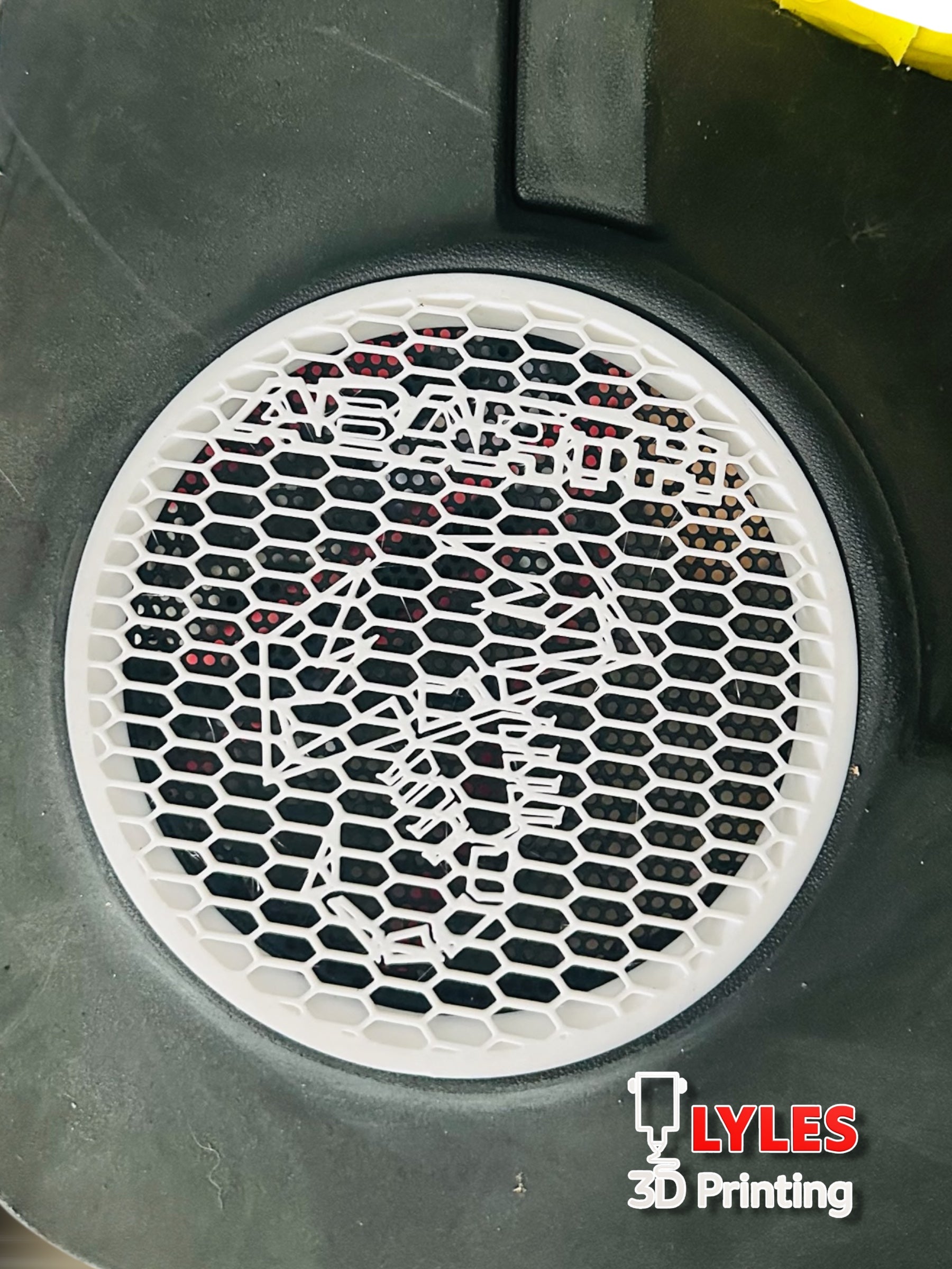 2013-15 Fiat 500 Door Panel Speaker Overlay