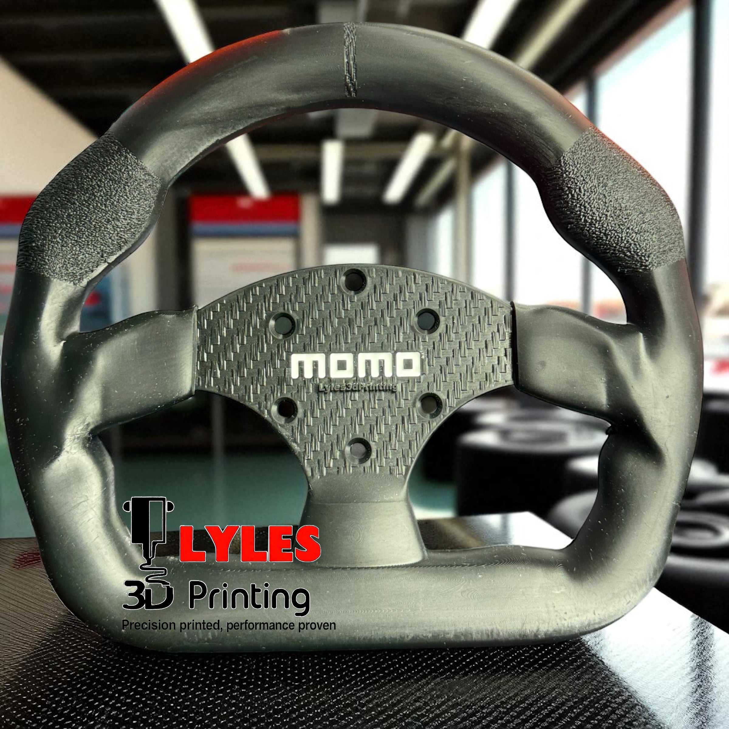Momo c7 Corvette Racing Wheel v3 and hub – Lyles3dPrinting