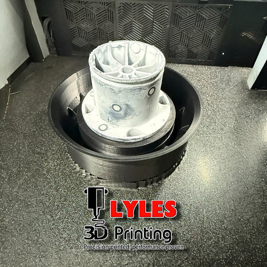 M/T Rubber Slicks Wheel Adapters(c7 adapters ) for Retro Brake Kit