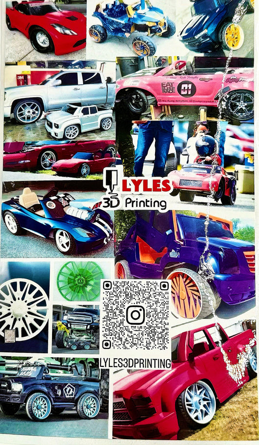 Lyles3dPrinting Sticker 4x6