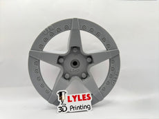 Mcqueen 5 Star Direct Fit Hubcaps for REAR Tires