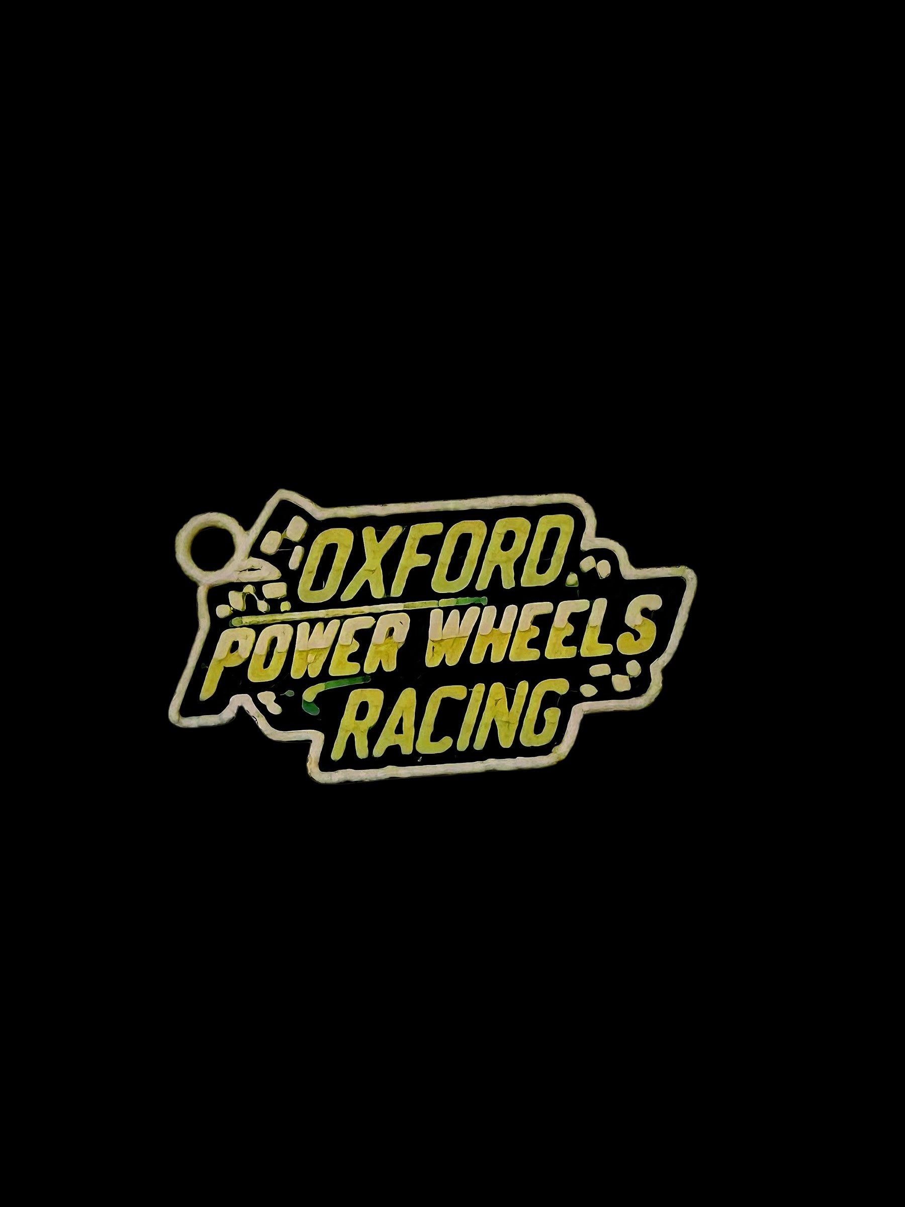 Oxford Power Wheels Racing Keychain