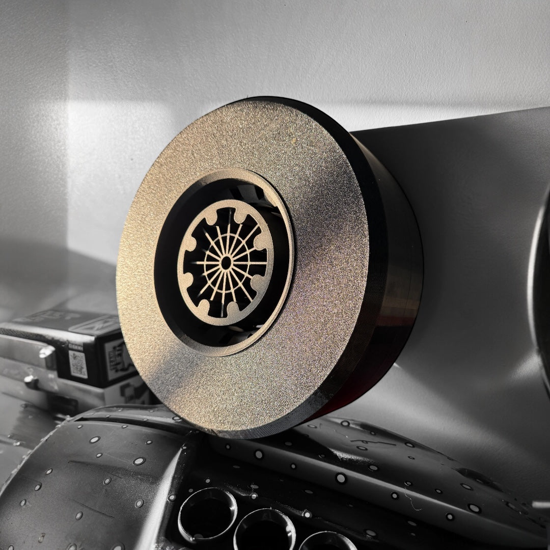 M/T Rubber Slicks Wheel Adapters(McQueen/Mustang adapters ) for Retro Brake Kit