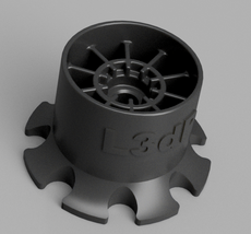 Mustang/McQueen Adapter to 7R gearbox bearing ready