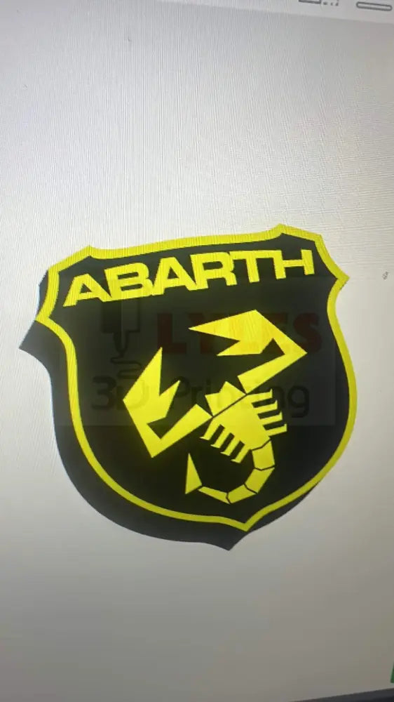 Abarth(U.s)2013-15 Sport Mode Cover Black/Yellow