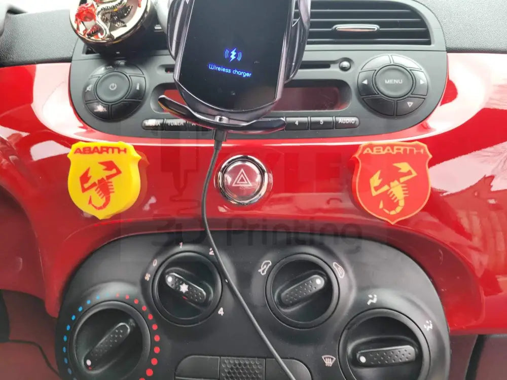 Abarth(U.s)2013-15 Sport Mode Cover Red/Yellow