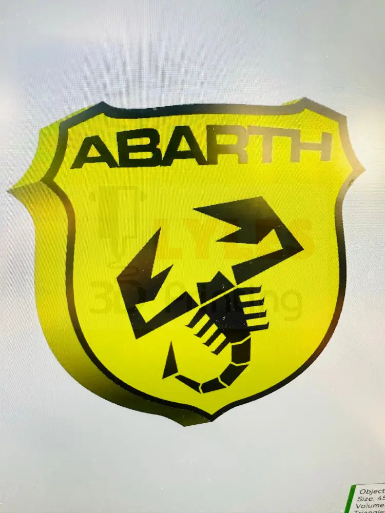 Abarth(U.s)2013-15 Sport Mode Cover Yellow/Black